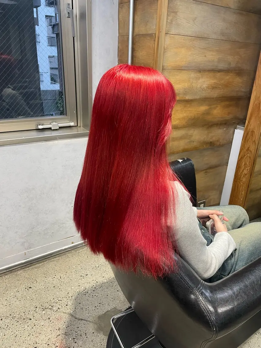 カラー ブリーチ AIRI /XENA渋谷本店のヘアスタイル
