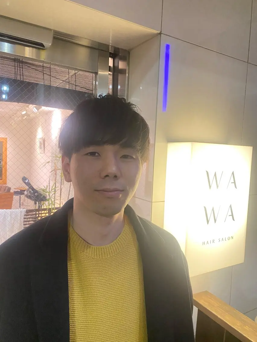 ショート メンズ カット 艶カラー、パーマ 祥一朗　WAWAのヘアスタイル