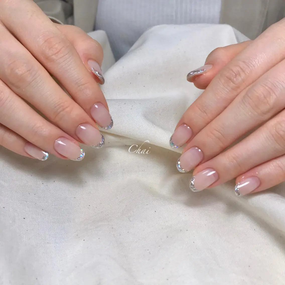ネイル ラメ(グリッター) ハンドネイル chai nail _ai📍鶴橋/桃谷のネイルデザイン