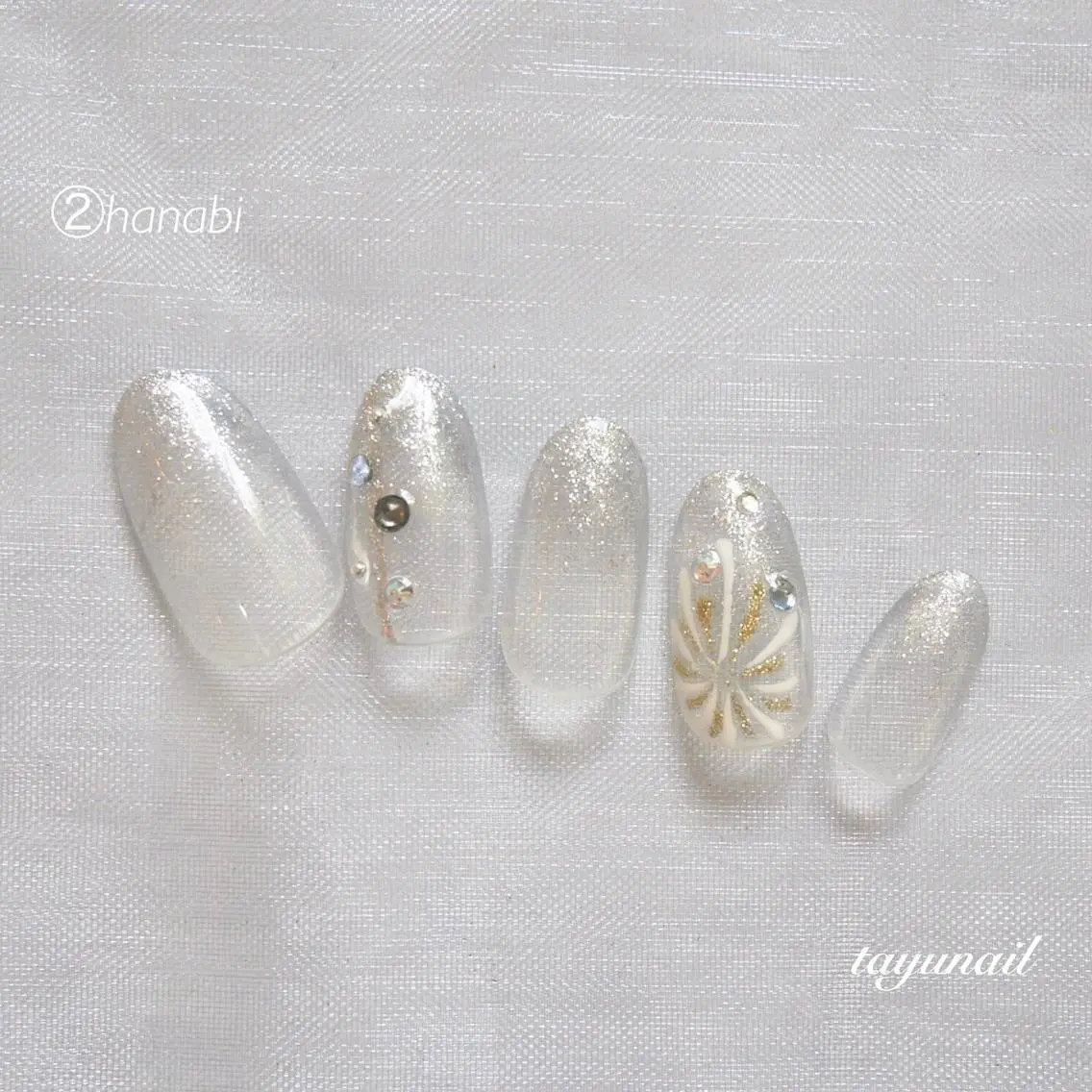 ネイル アートネイル ブルー フットネイル ジェルネイル パラジェル ネイルサロン 【たゆnail】のネイルデザイン