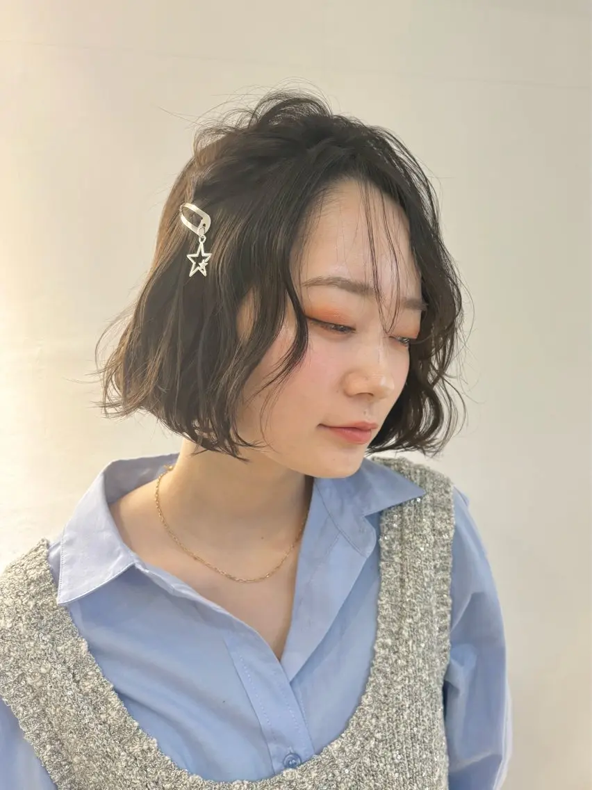 ショート カット ヘアカラー トリートメント 阿部 響香のヘアスタイル
