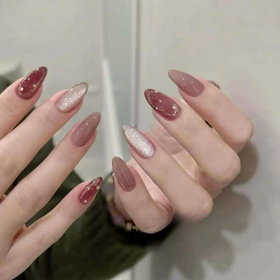 ネイル ハンドネイル ゆき このネイルデザイン