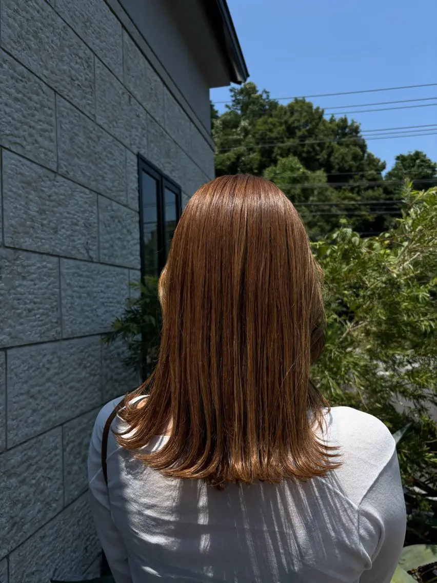 ミディアム カラー reciel / rinaのヘアスタイル