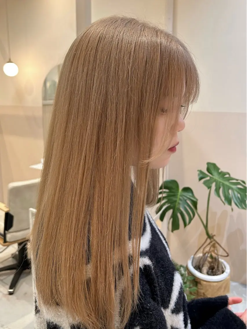 似合わせカット+高保湿カラー+クイックトリートメントの写真