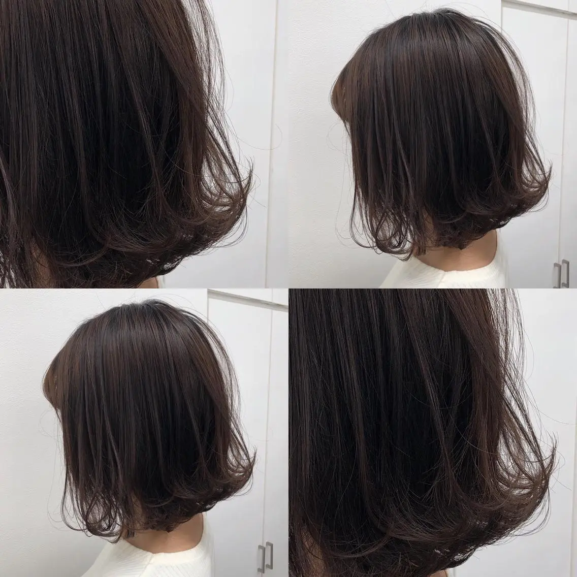 セミロング カラー パーマ ヘアアレンジ メンズ キッズ ネイル マツエク・マツパ 上品＆韓国風 🥀海心🥀のヘアスタイル