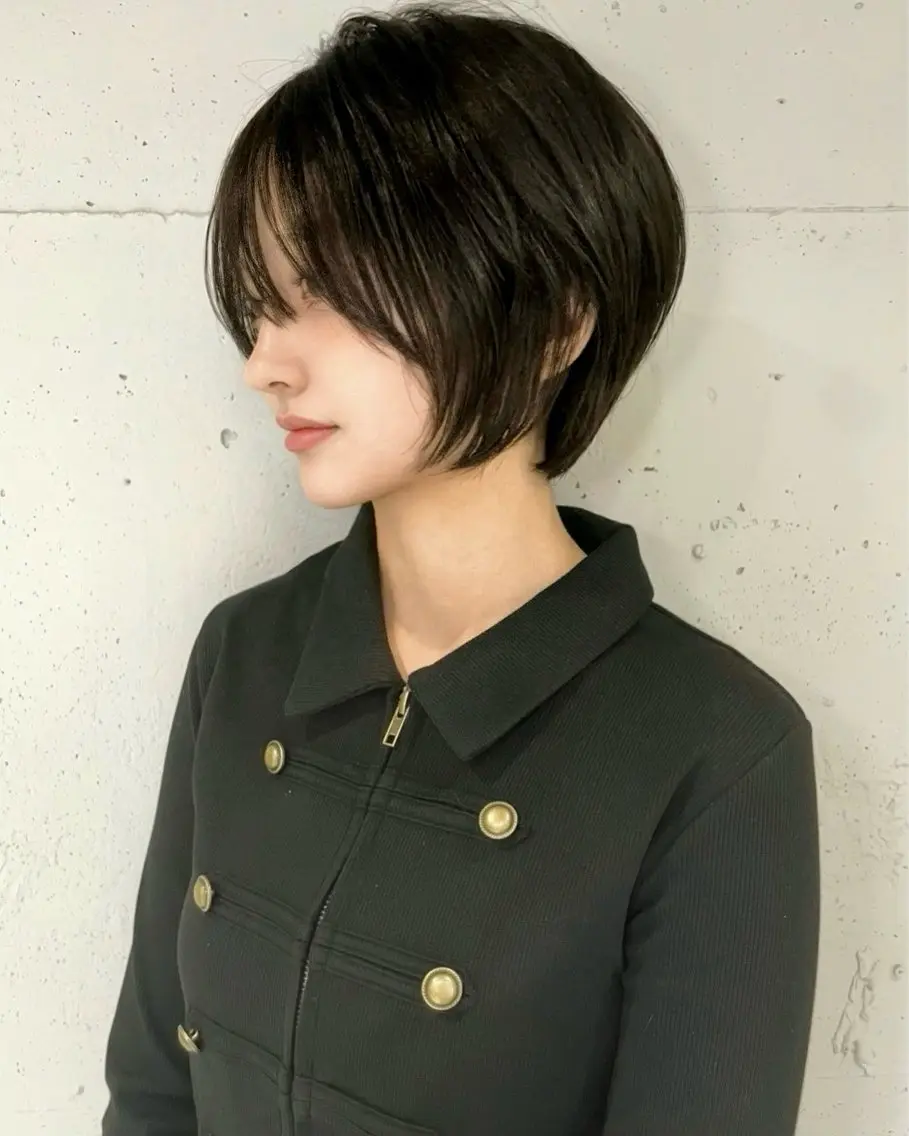 ショート ショートヘア 抜け感ショートボブ/ レイヤーkoukiのヘアスタイル