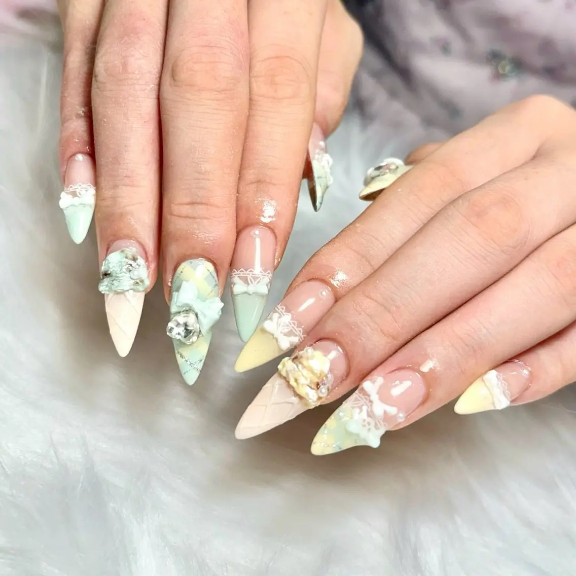 ネイル ハンドネイル mionail 难波千日前店のネイルデザイン