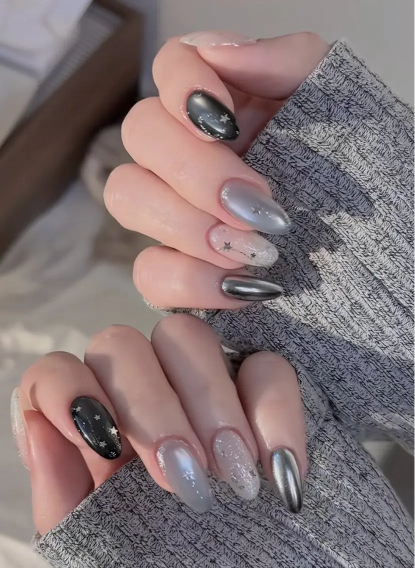 ネイル べっ甲ネイル チークネイル 成人式 長さ出し フラッシュネイル ハンドネイル ハンドケア For you. Nail Salonのネイルデザイン