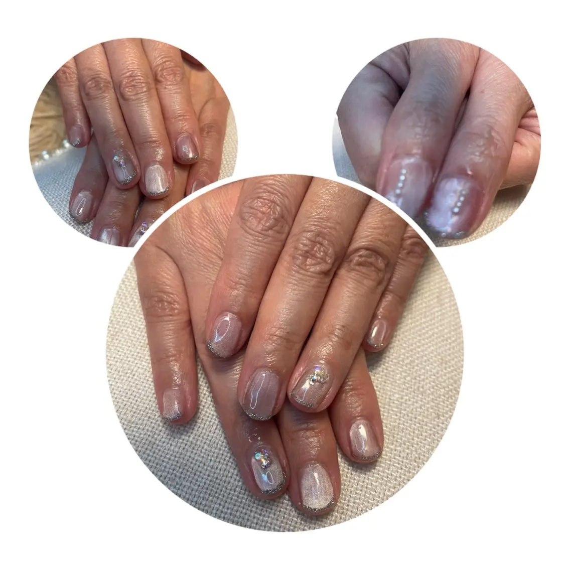 ネイル フラッシュネイル ジェルネイル ラメ(グリッター) マグネットネイル ピンク NAIL★M 真紀のネイルデザイン