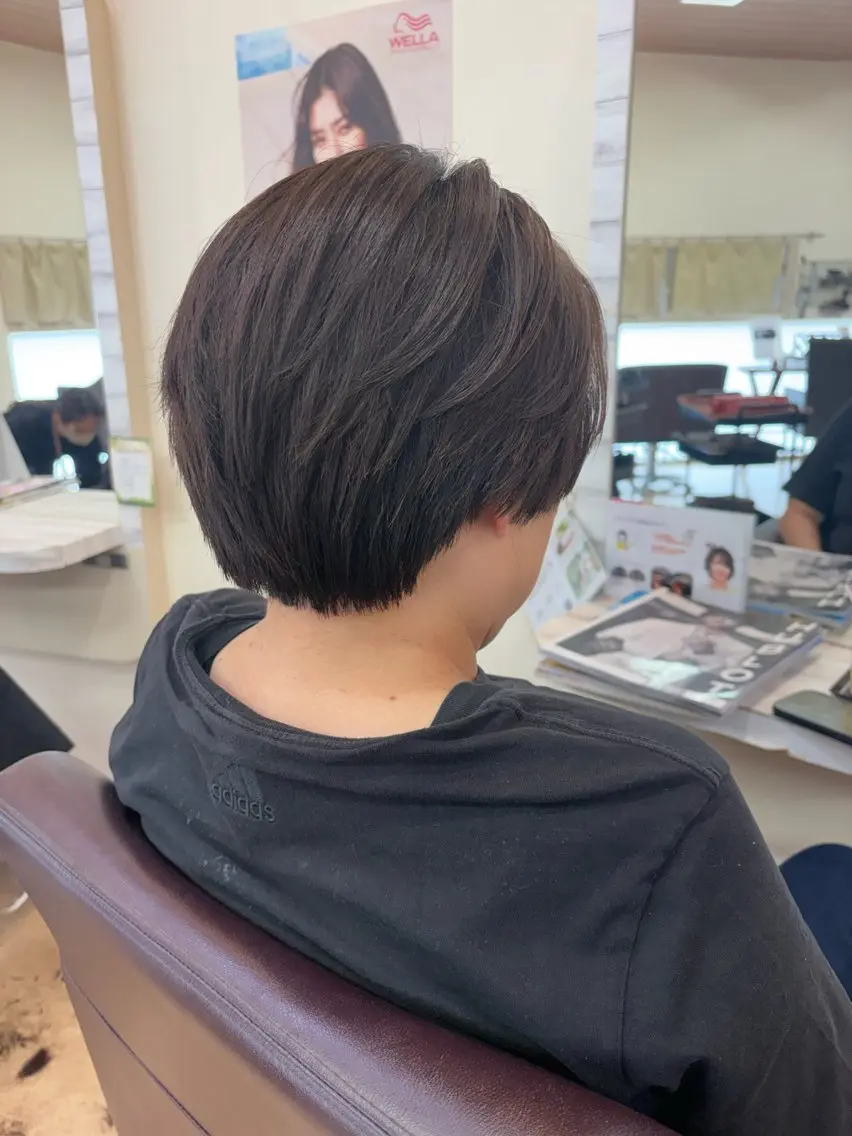 ショート ハンサムショート ショートヘア カット 桜井 陸のヘアスタイル