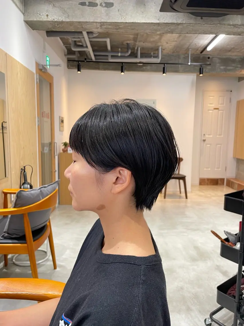 ショート カラー ボブ カット トリートメント ヘッドスパ ✨ショート、ボブ✨ 奈良孝平のヘアスタイル