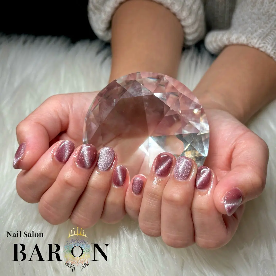 ネイル マグネットネイル ♛BARON♛ MANAのネイルデザイン