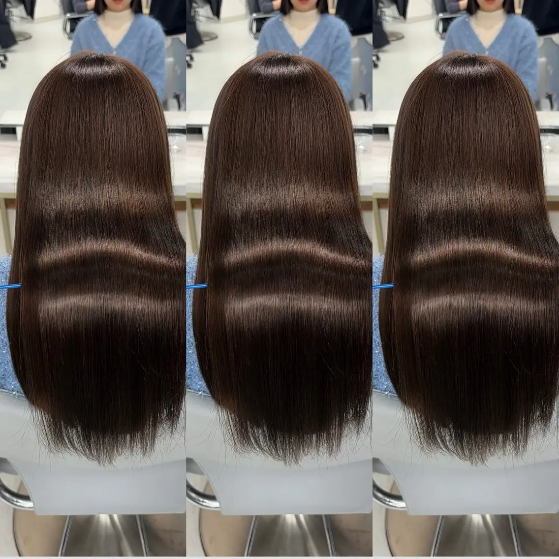 セミロング カット ヘアカラー トリートメント 今話題の艶髪矯正 美艶カラー/FUKAのヘアスタイル