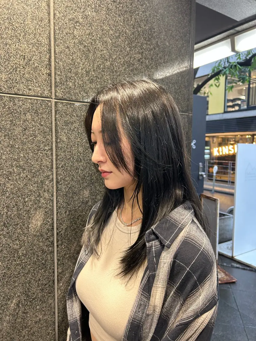 セミロング カラー 原宿/透明感カラー 🌴yacoのヘアスタイル