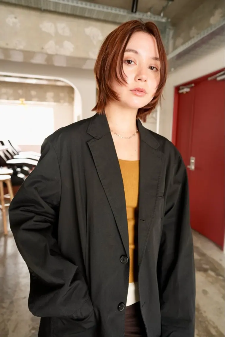 ショート パーマ shimoozaki Kazuyaのヘアスタイル