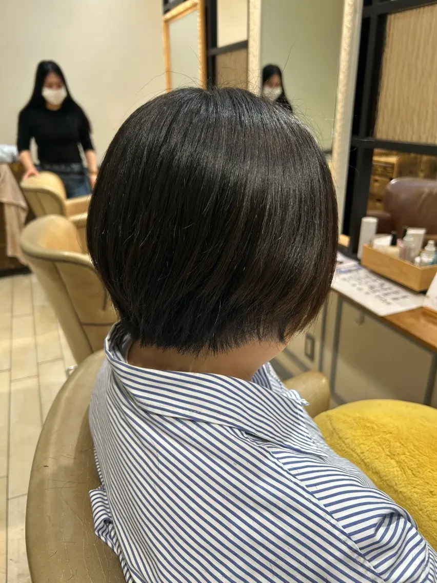 ショート ショートヘア カット たけだ ゆうほのヘアスタイル