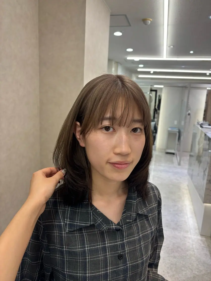ミディアム カラー The Ect Q'n🍑MOMOのヘアスタイル