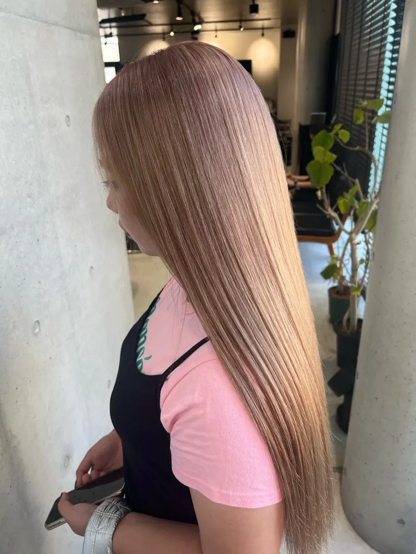 ロング カラー 冨山 一真のヘアスタイル