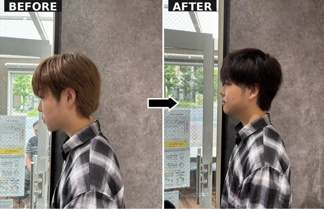ミディアム 鴨田 未幸のヘアスタイル