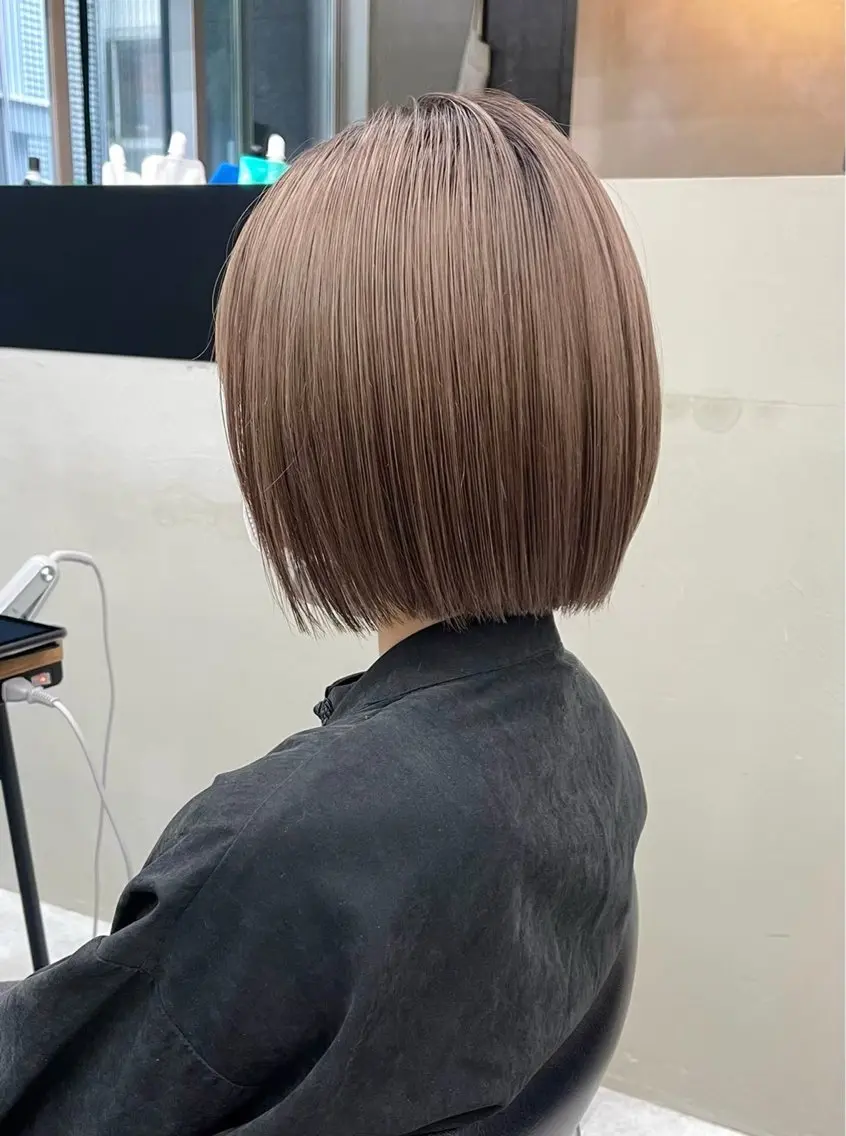 ミディアム カラー ヘアカラー 透明感カラー ASUYAのヘアスタイル