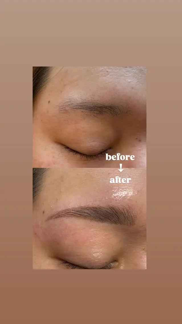 女性にも男性にもオススメ🌟アイブロウコース🌟毛流れを整えてボサボサ眉毛脱！眉毛でお悩みの方は是非お試しください♪の写真