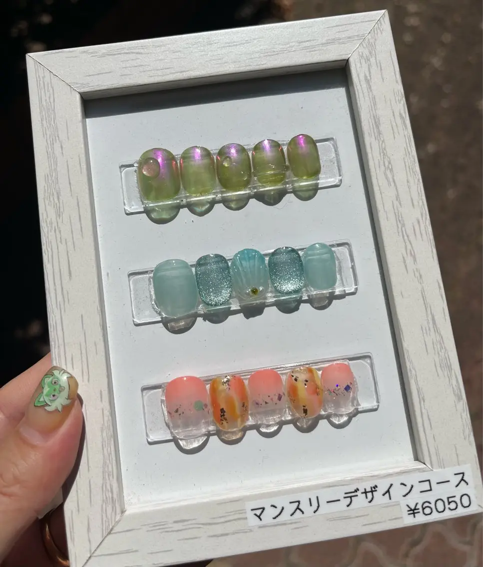 ネイル 夏ネイル SecondMW _nail 川連のネイルデザイン