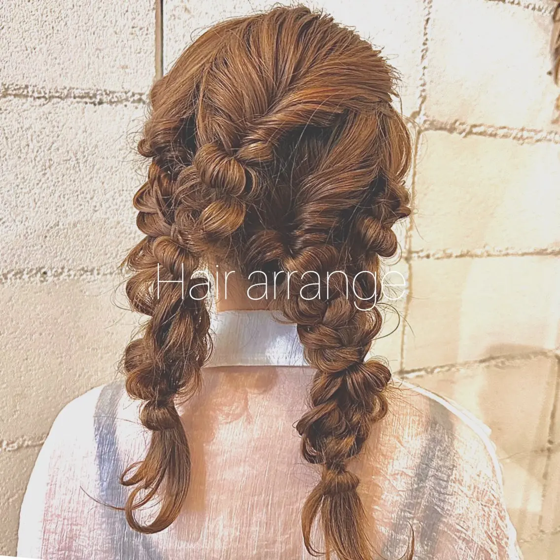ロング ヘアアレンジ 𓅰なかがわ ふみな𓅯のヘアスタイル