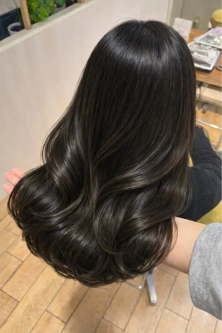 ミディアム カラー ヘアカラー トリートメント 表参道/アレンジ💐 /艶カラー/kahoのヘアスタイル