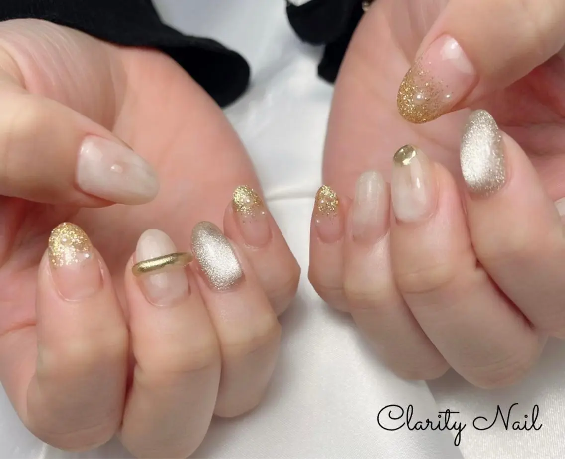 ネイル アートネイル 持ち込み ハンドネイル Clarity Nailのネイルデザイン