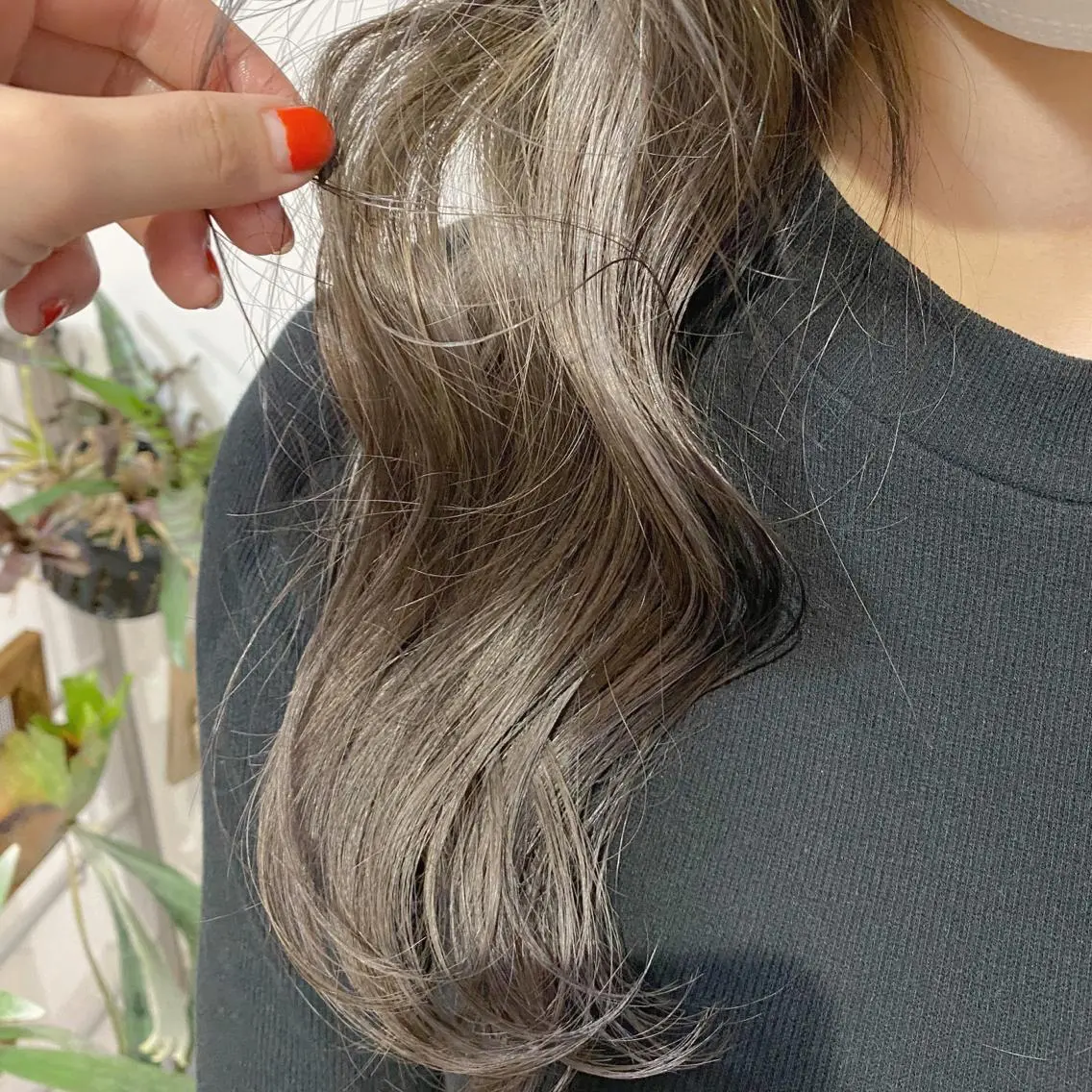 セミロング カラー 艶カラー⁑ナチュラル ⁑中屋恵美🍃のヘアスタイル