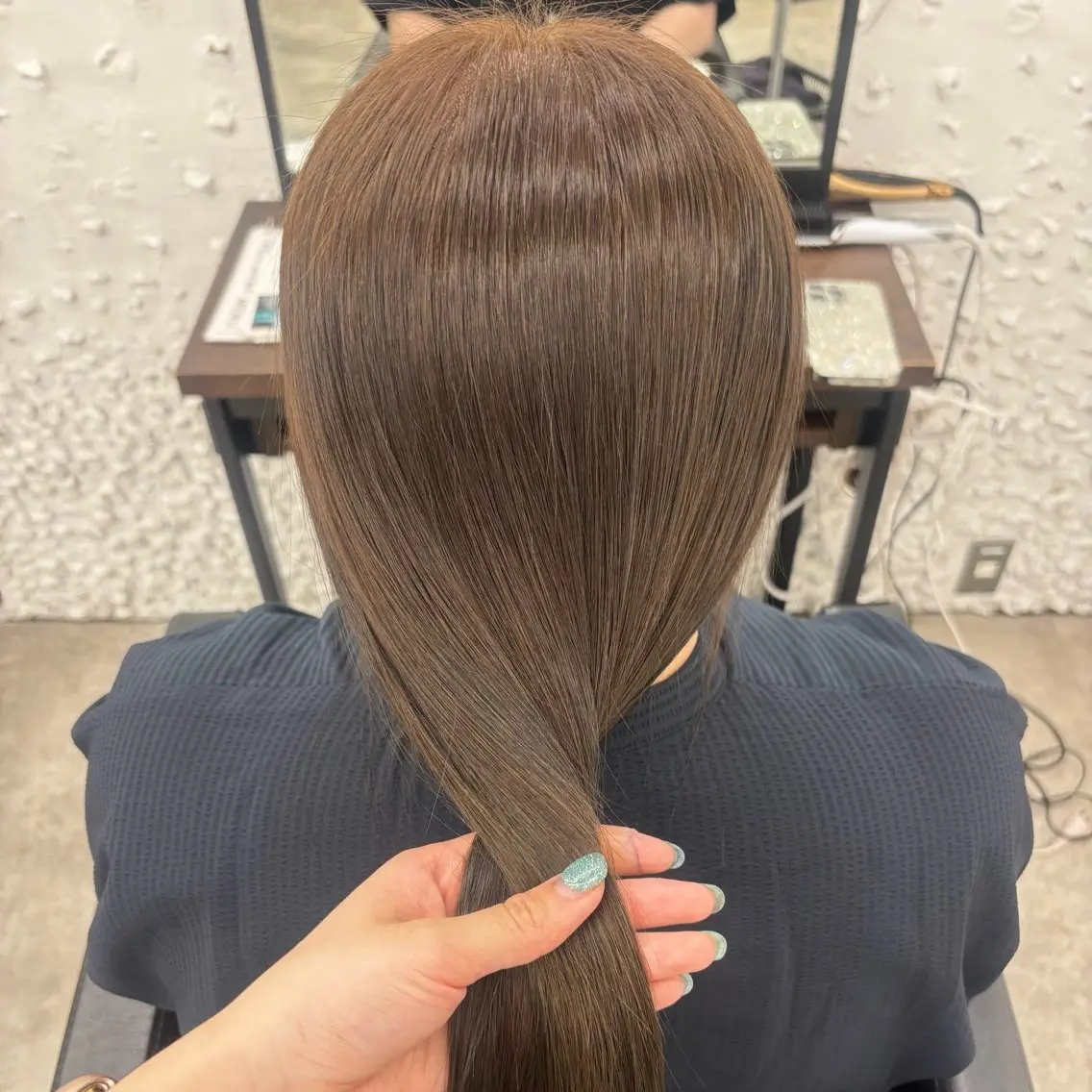 セミロング カラー ヘアカラー トリートメント 艶髪カラー/透明感/ 髪質改善/YUIKOのヘアスタイル