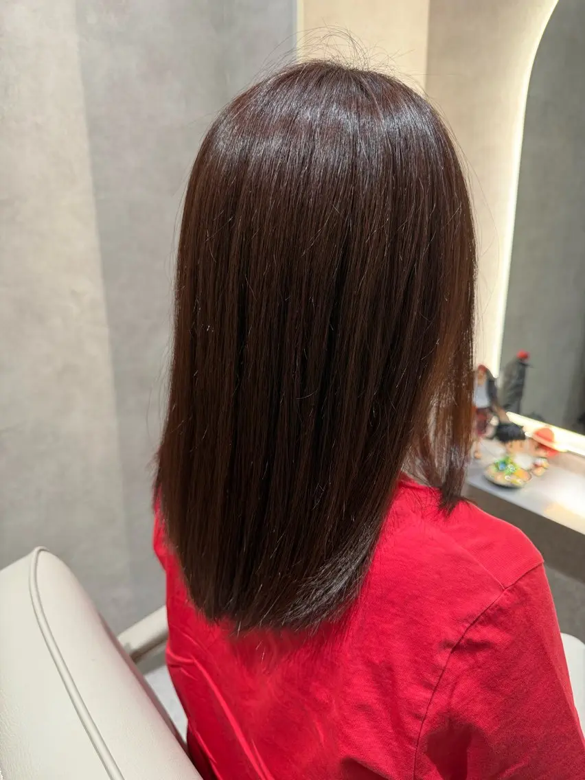 ロング 井上 浅朝のヘアスタイル