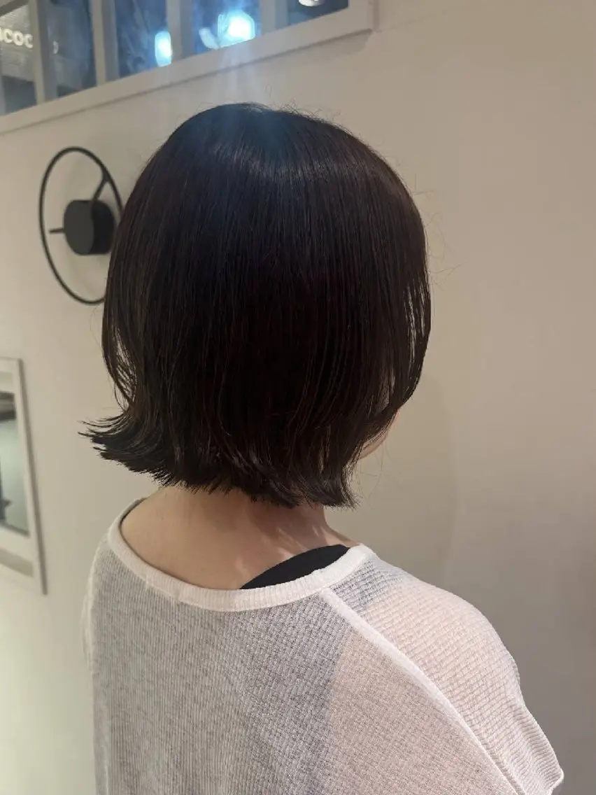 ショート ヘアカラー 土屋 一孔のヘアスタイル