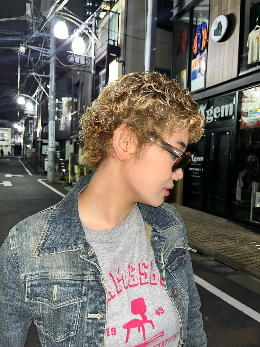 パーマ パーマ 山口 ヒロトのヘアスタイル