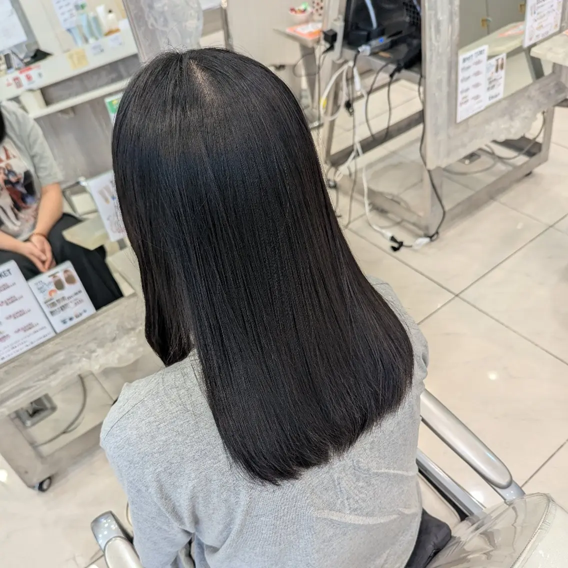 ロング パーマ カット 縮毛矯正 トリートメント 髪質改善 カミムラのヘアスタイル