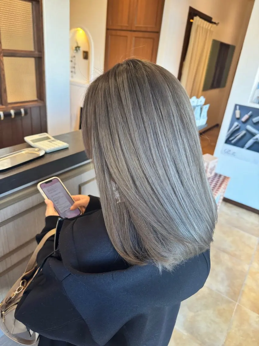 【ご新規様限定価格🌷】似合わせカット✂️＋ブリーチカラー✨の写真