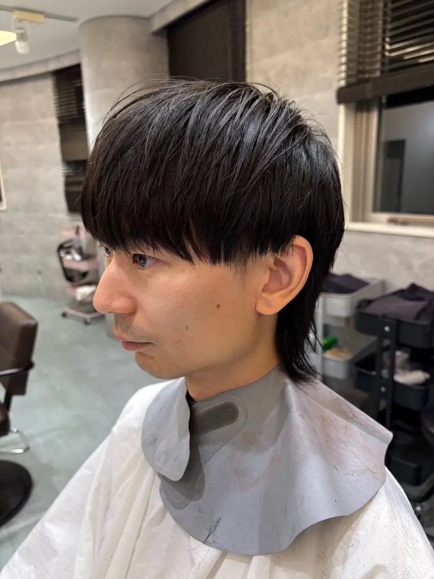 メンズ メンズウルフカット ウルフカット ケアブリーチ🌟 ♢WATARU♢のヘアスタイル