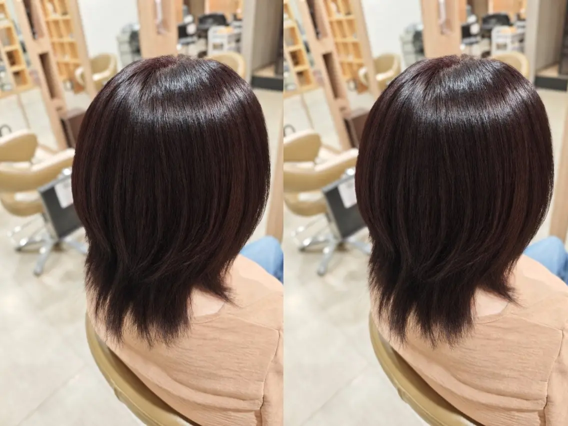 ミディアム ヘアカラー 稲山 純平のヘアスタイル