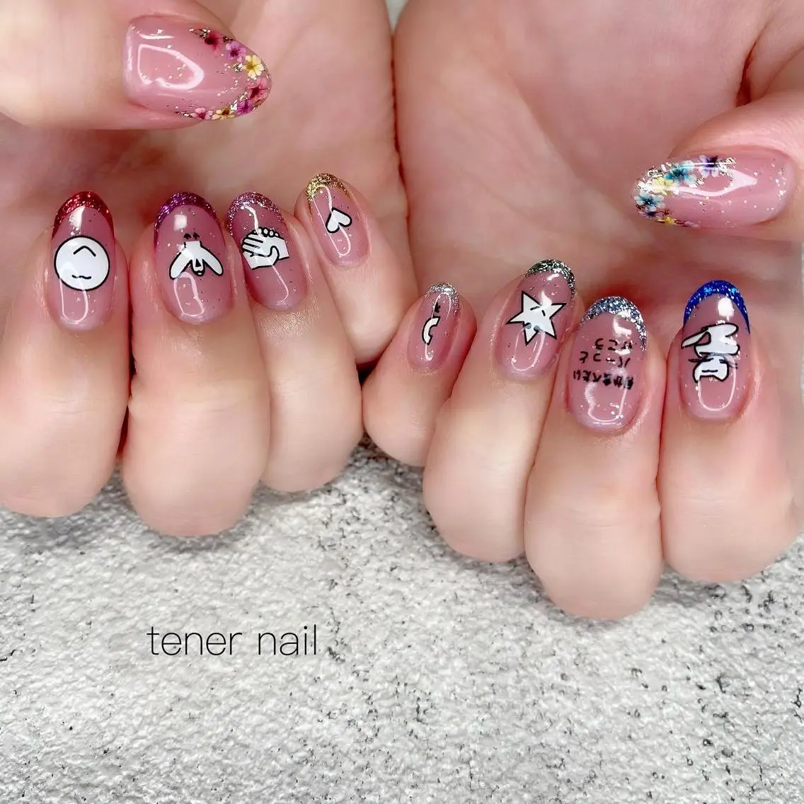 ネイル 持ち込み テネルネイル tener nailのネイルデザイン