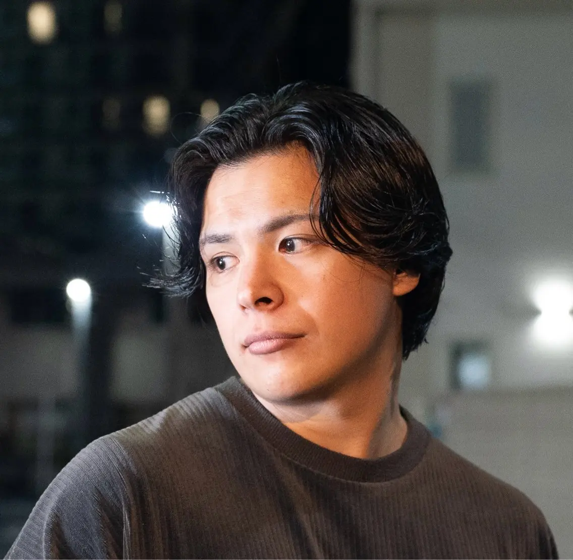 ミディアム カラー パーマ メンズ ミディアムパーマ メンズパーマ 🔗メンズサロン🔗 Kieのヘアスタイル