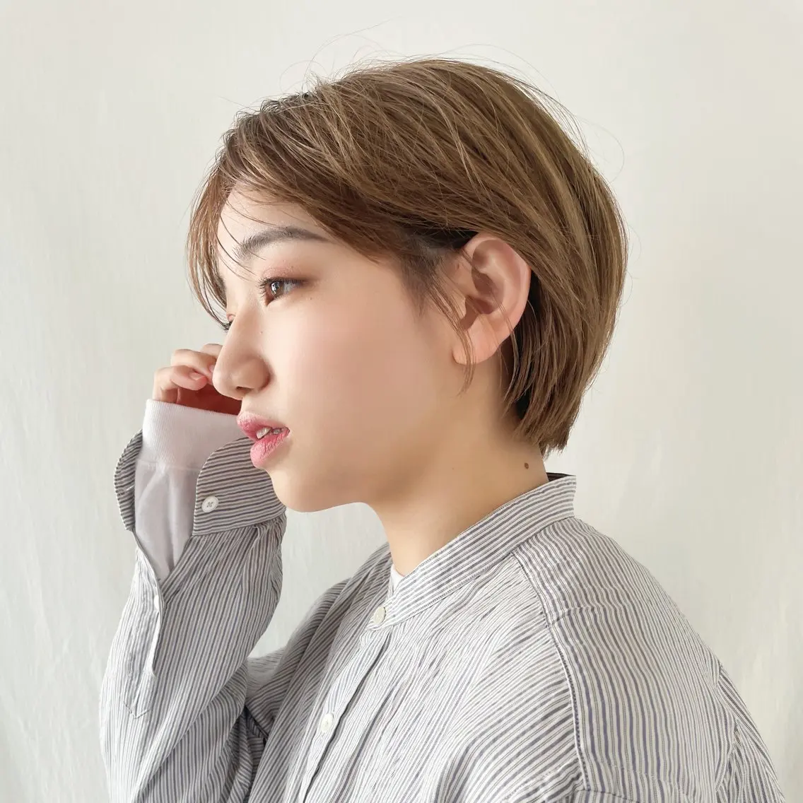 ショート カラー パーマ ショートヘア カット ヘアカラー トリートメント ショートボブ髪質改善 縮毛矯正のプロ山道潤のヘアスタイル