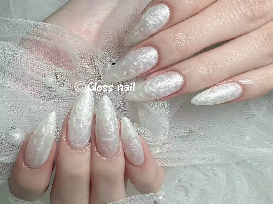 ネイル ハンドネイル Meri💅ジェル& チップ長さだし専門のネイルデザイン