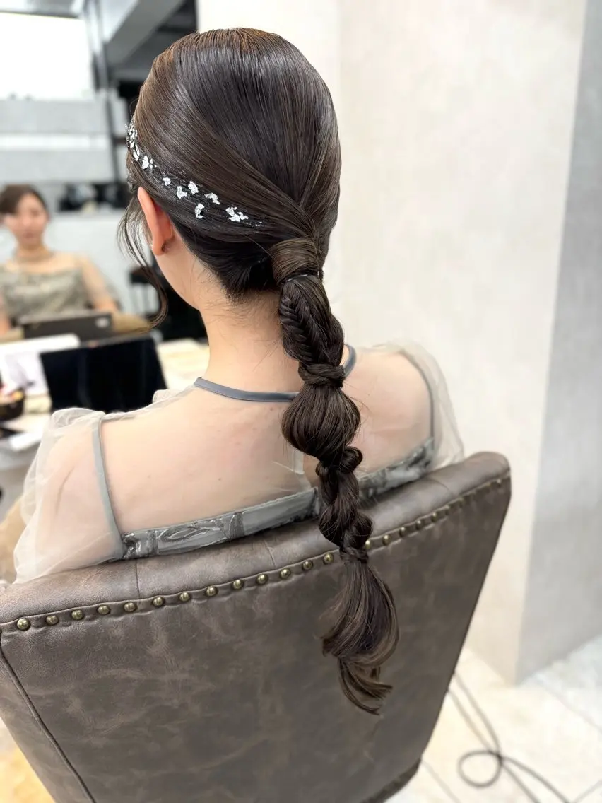 ロング ヘアアレンジ ヘアセット 伊藤 栄子のヘアスタイル