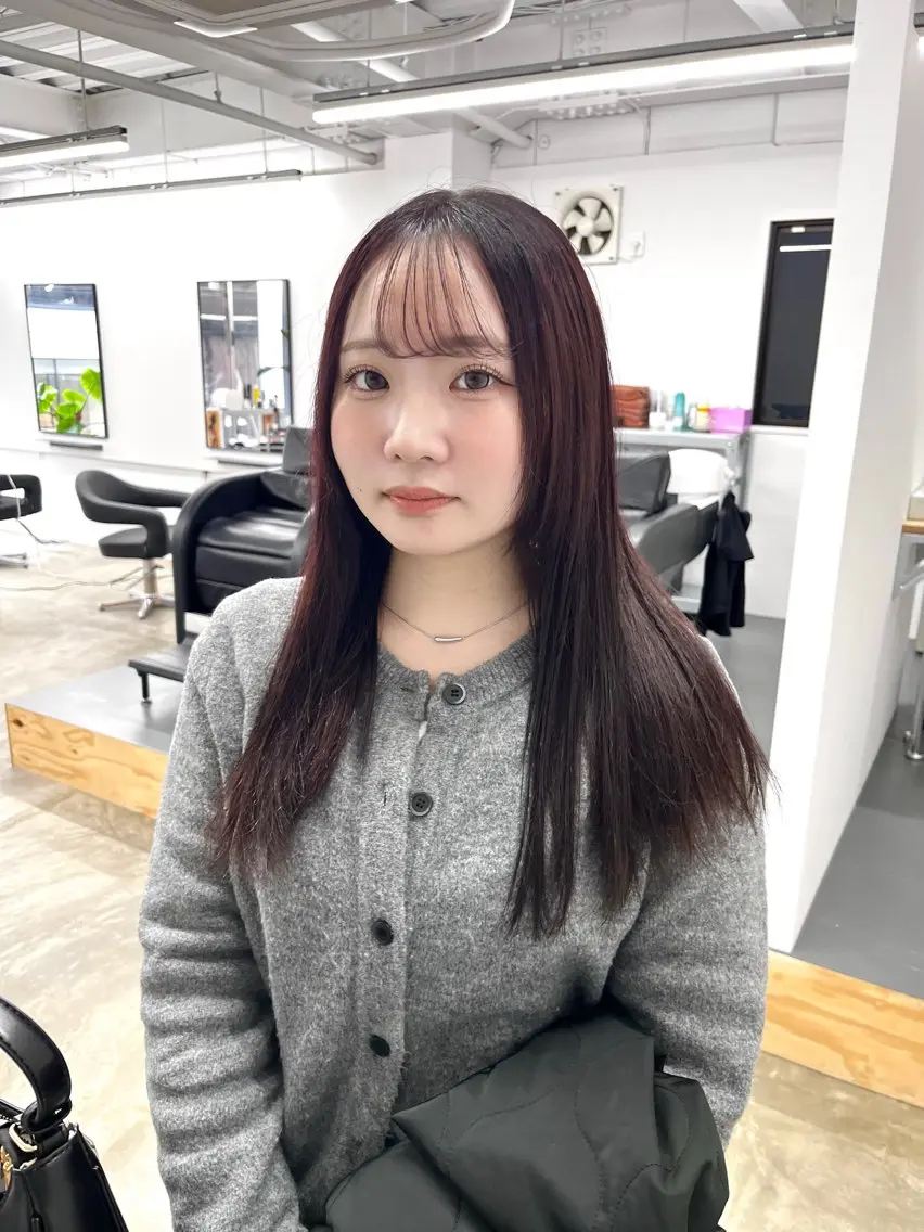 セミロング 酒井 美里のヘアスタイル