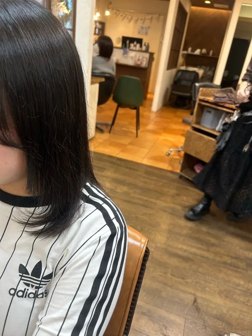 セミロング レイヤーカット 徳永　髪質改善 カラー🪄💫のヘアスタイル