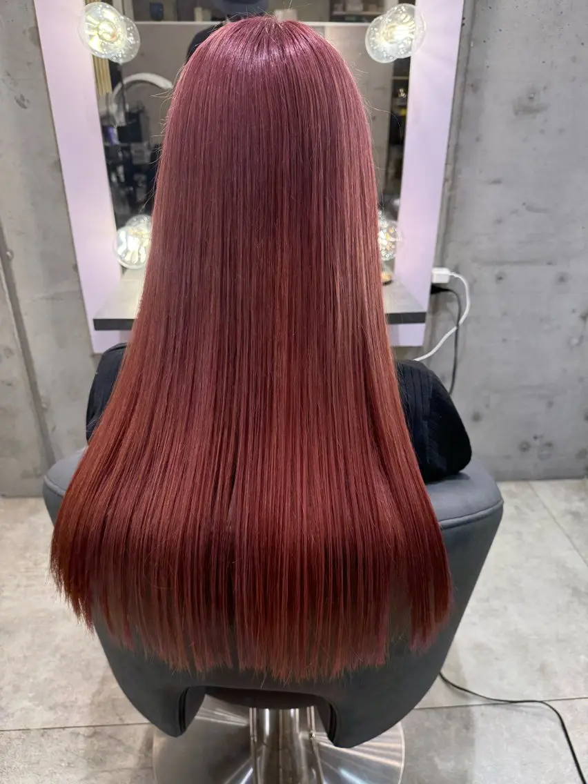 ロング ヘアカラー トリートメント Noe心斎橋 堀田 朋宏のヘアスタイル