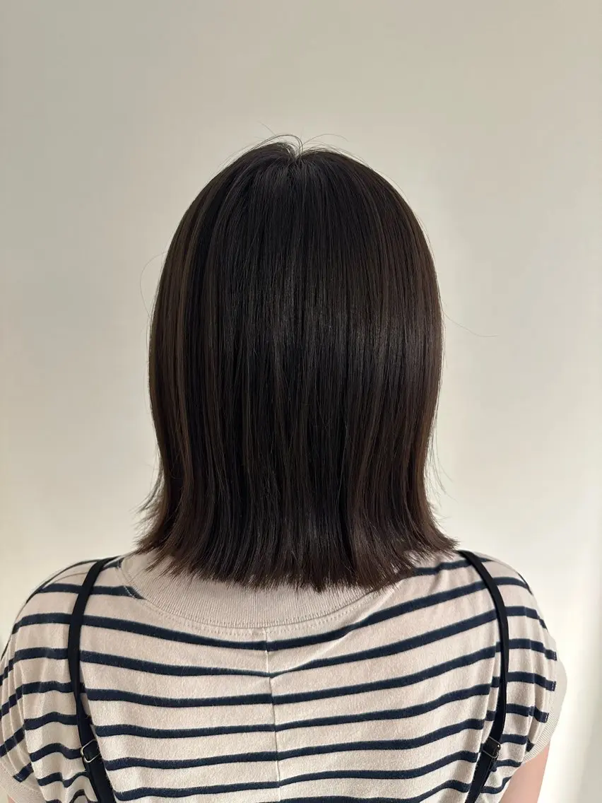 似合わせカット+髪質改善カラーの写真