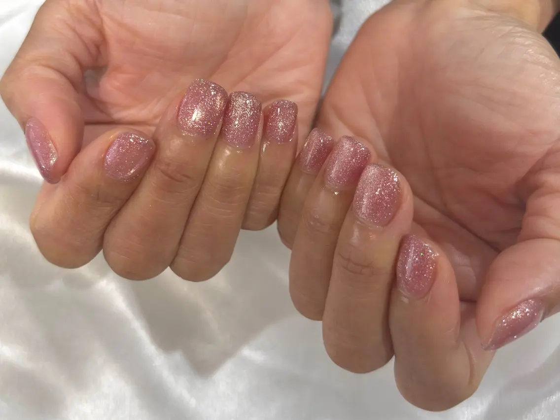 🎀大人気NO.4🎀💕ハンドネイル　マグネットネイル（丁寧なケア付きです）💕の写真
