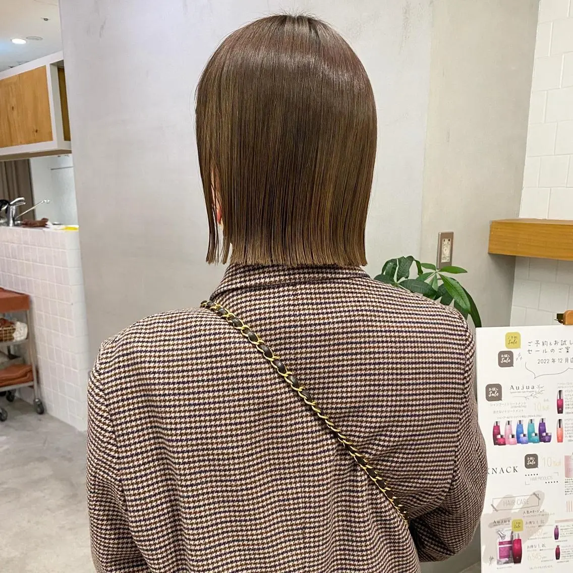 ショート カラー ボブ 、 、のヘアスタイル