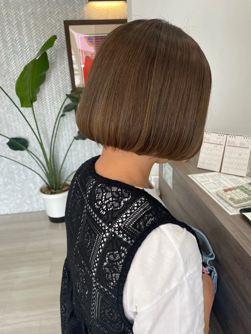 ショート カット ヘアカラー トリートメント 🌷岸 麻衣🌷のヘアスタイル